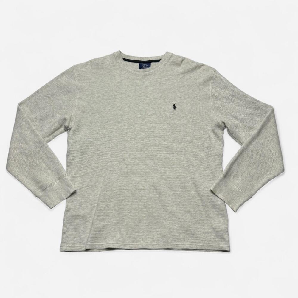 Polo Ralph Lauren Waffle Knit Long Sleeve Cream XL